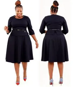 1.32 Black Ladies Dress Imported from Turkey
