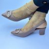 Women's Peep Toe Heeled Shoes