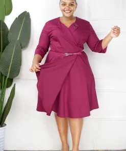 quality midi length skater dress