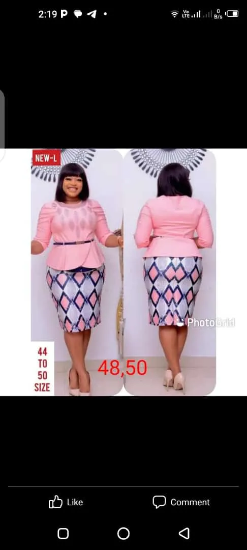 quality 2pc skirt set