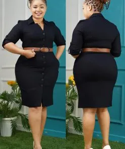 original turkey buttoned dress