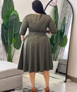 Alternative view of quality checked midi length dress
