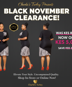 Black November Fashion Frenzy Original Turkey Dresses Now at KES 5,000