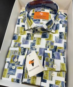 12.14 Command attention with every step in this bold PRESIDENTIAL shirt