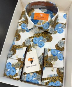 12.11 Command attention with every step in this bold PRESIDENTIAL shirt