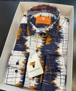 12.1 Command attention with every step in this bold PRESIDENTIAL shirt