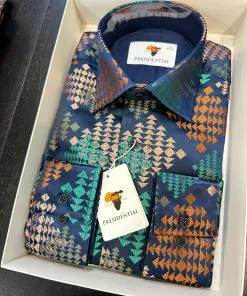 12.8 Command attention with every step in this bold PRESIDENTIAL shirt