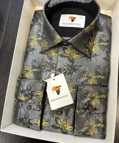 12.3 Command attention with every step in this bold PRESIDENTIAL shirt