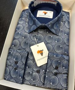 12.4 Command attention with every step in this bold PRESIDENTIAL shirt