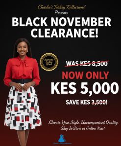 Premium Turkey Dresses Now Just KES 5,000 for Black November