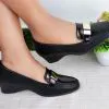Original leather wedge shoes