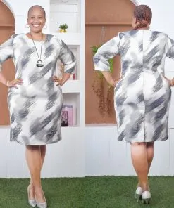 Versatile chic  midi length dress