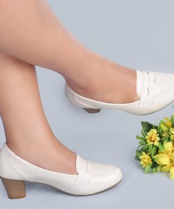 elegant block heel shoes